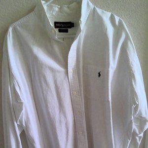 Polo Ralph Lauren, long sleeve white dress button down